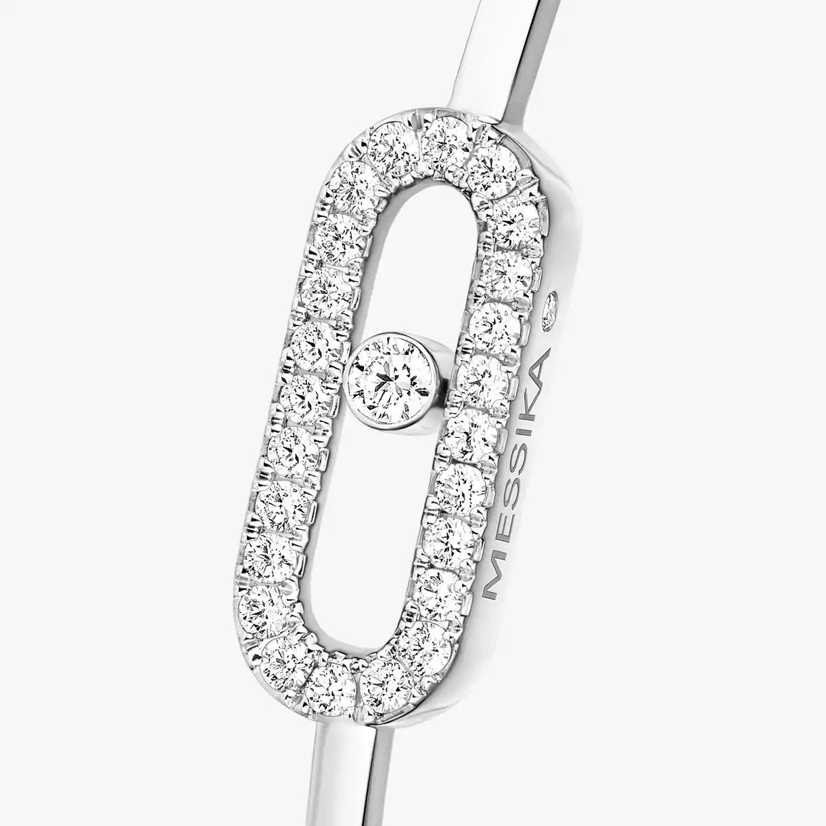 [LUXORA]Move Uno pavé flex bangle medium