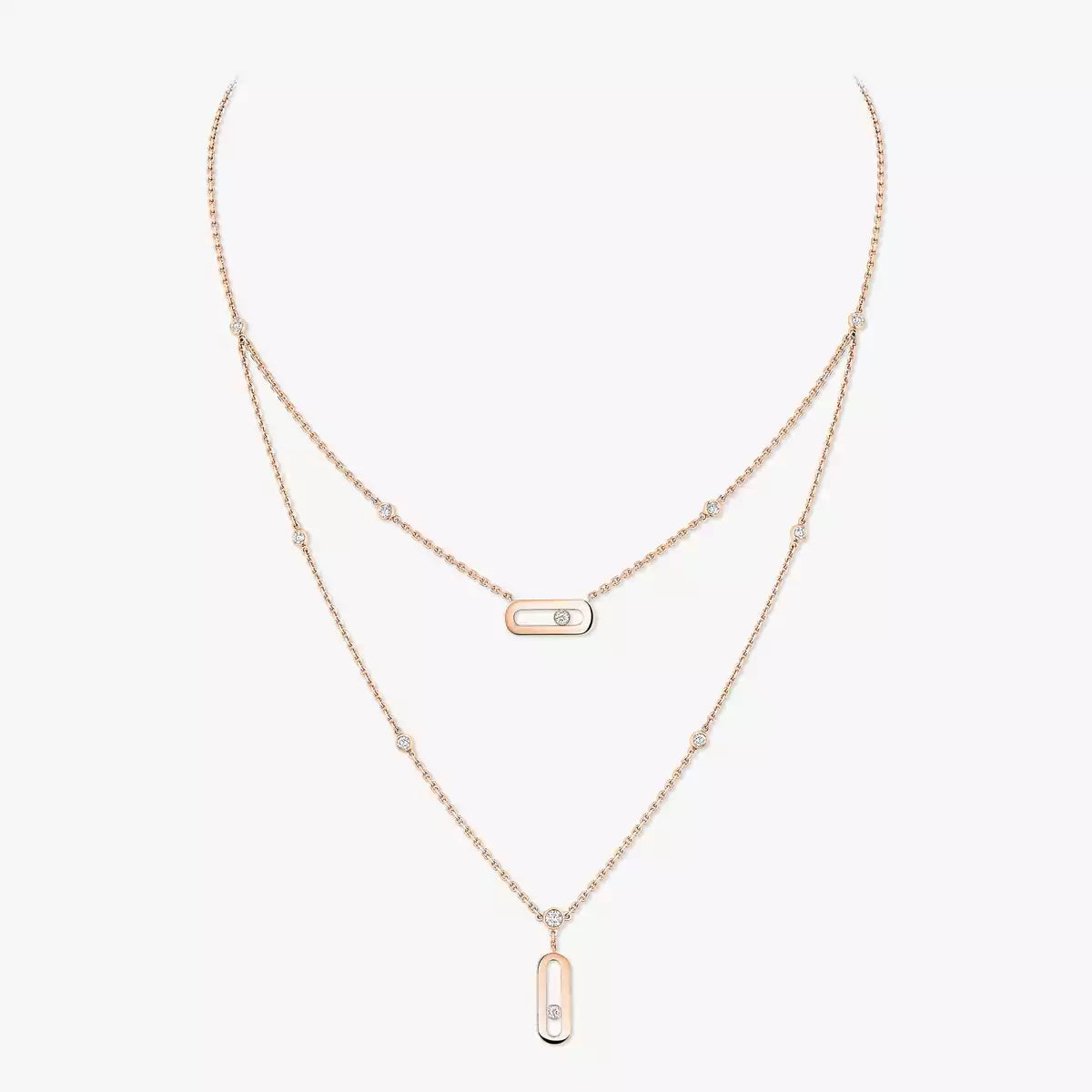 [LUXORA] Move Uno Diamond Necklace