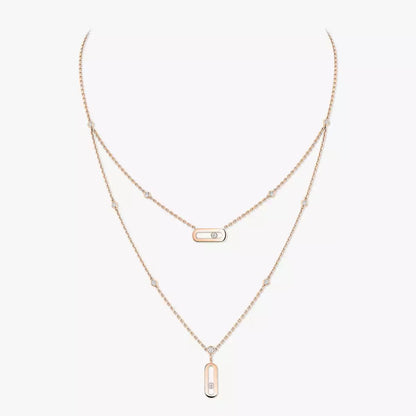 [LUXORA] Move Uno Diamond Necklace