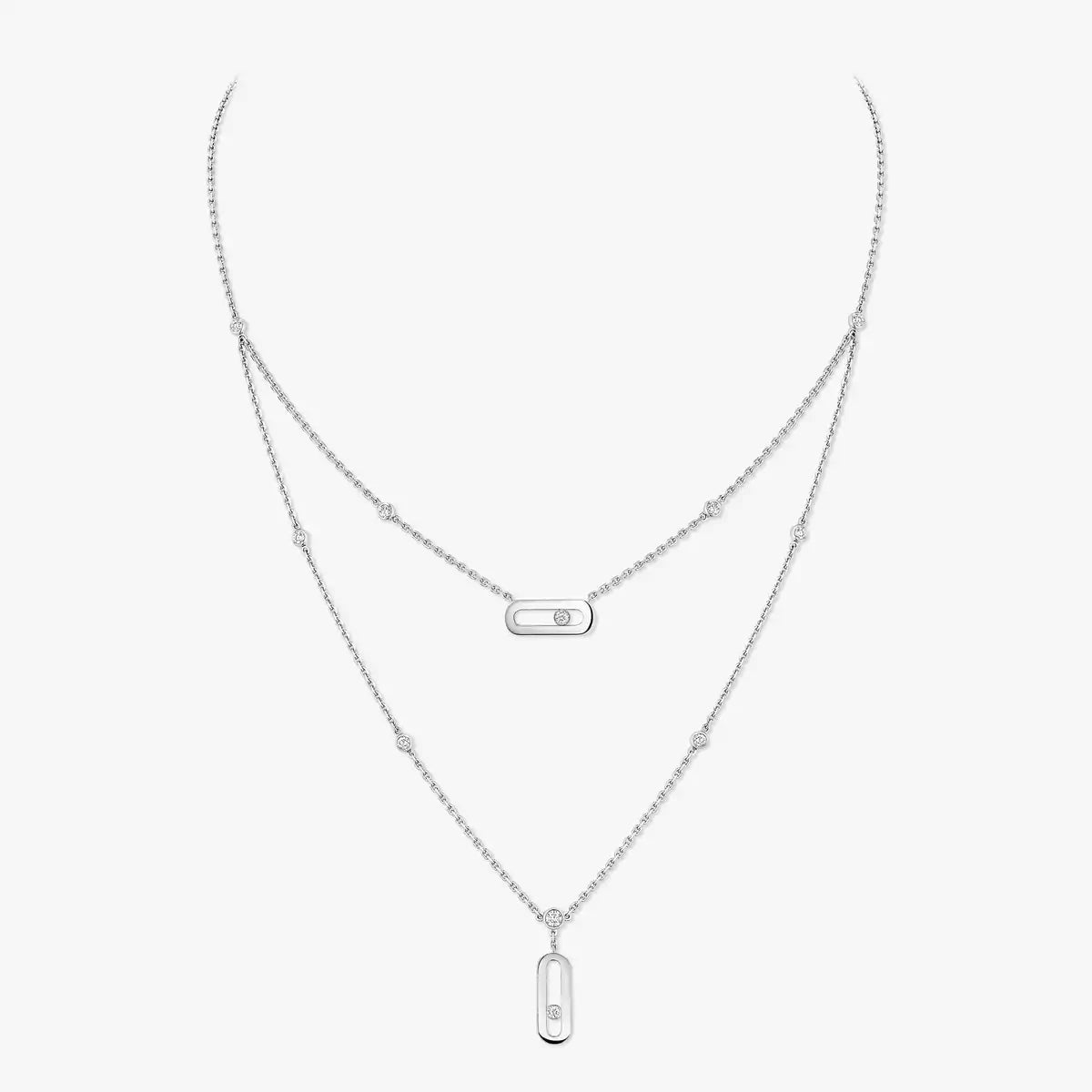 [LUXORA] Move Uno Diamond Necklace