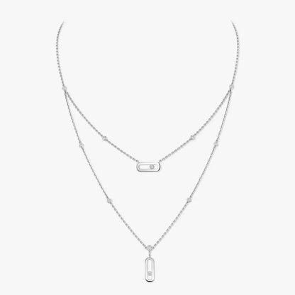 [LUXORA] Move Uno Diamond Necklace