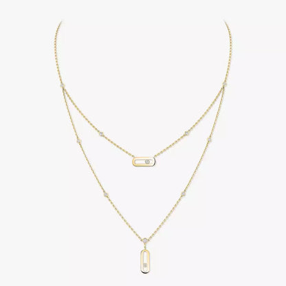 [LUXORA] Move Uno Diamond Necklace