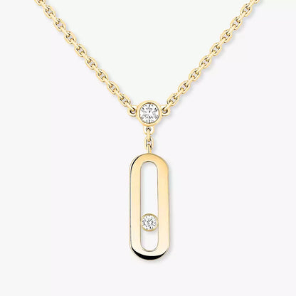[LUXORA] Move Uno Diamond Necklace