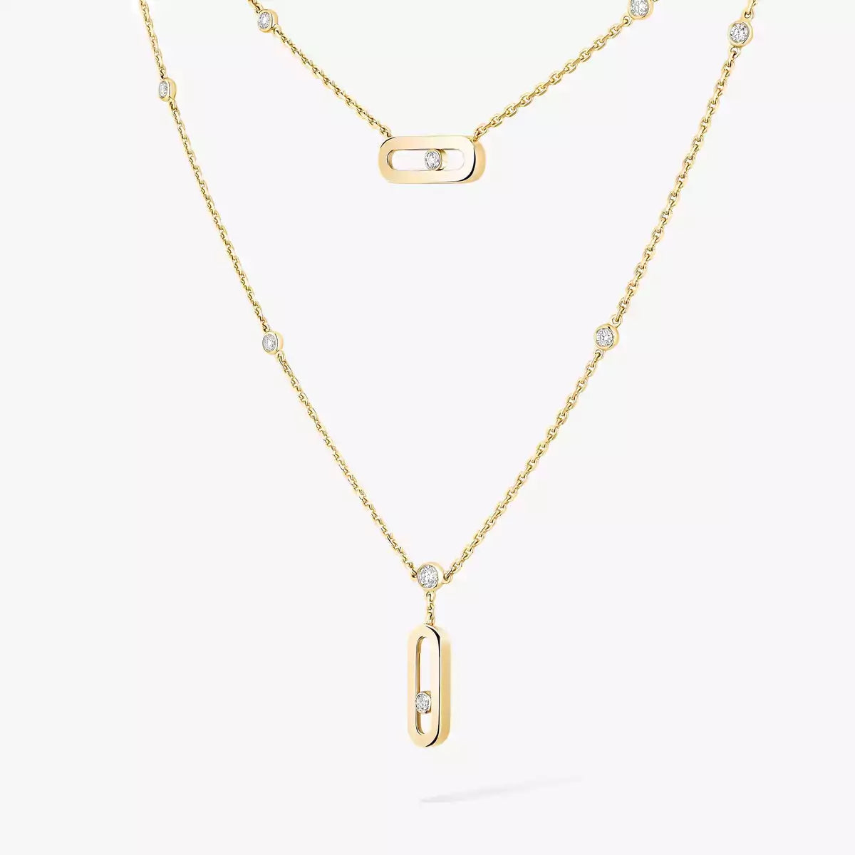 [LUXORA] Move Uno Diamond Necklace