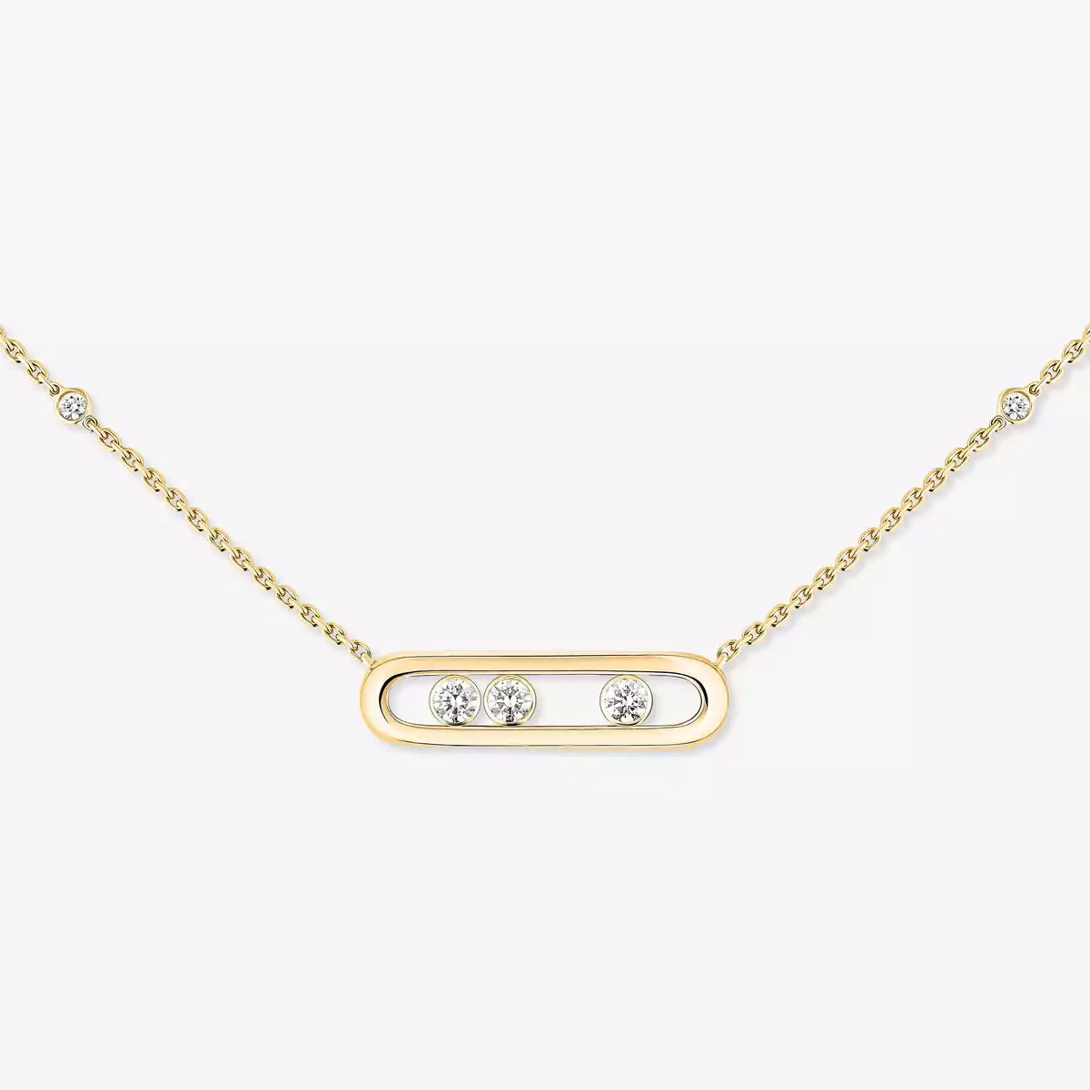 [LUXORA] Baby Move Gold Diamond Necklace