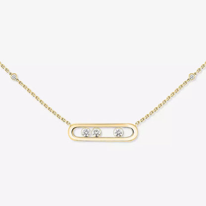 [LUXORA] Baby Move Gold Diamond Necklace