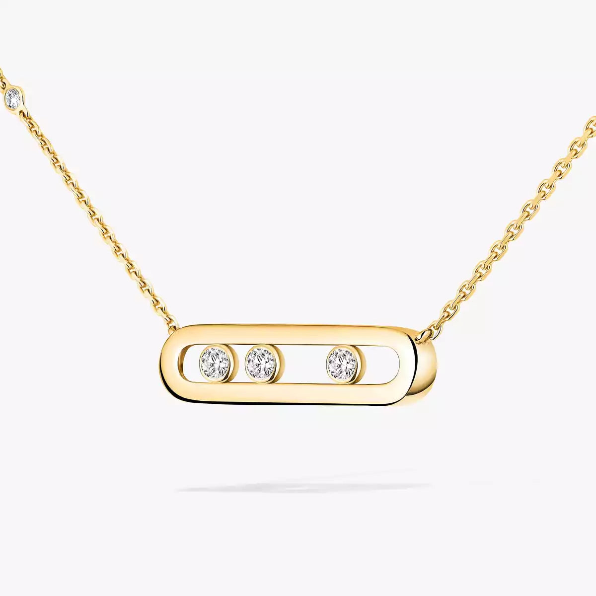 [LUXORA] Baby Move Gold Diamond Necklace