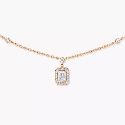[LUXORA]My Twin Diamond Necklace in Silver