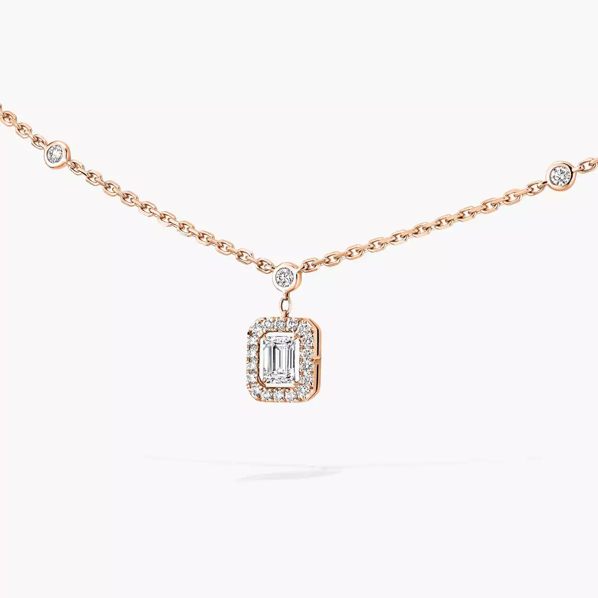 [LUXORA]My Twin Diamond Necklace in Silver
