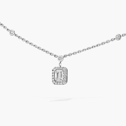 [LUXORA]My Twin Diamond Necklace in Silver