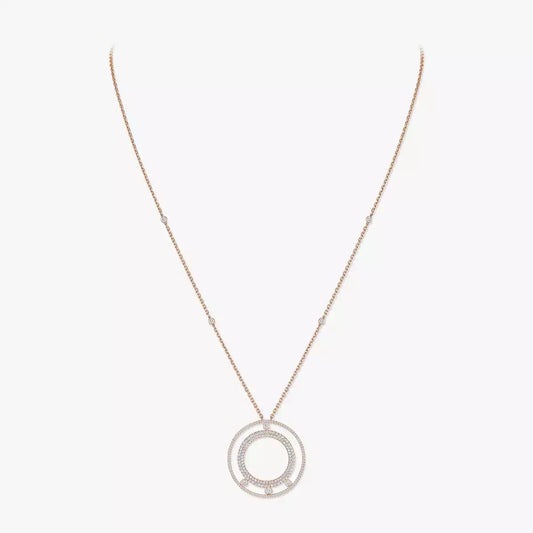 [LUXORA]Move Romane Long Pave_-Set Diamond Necklace