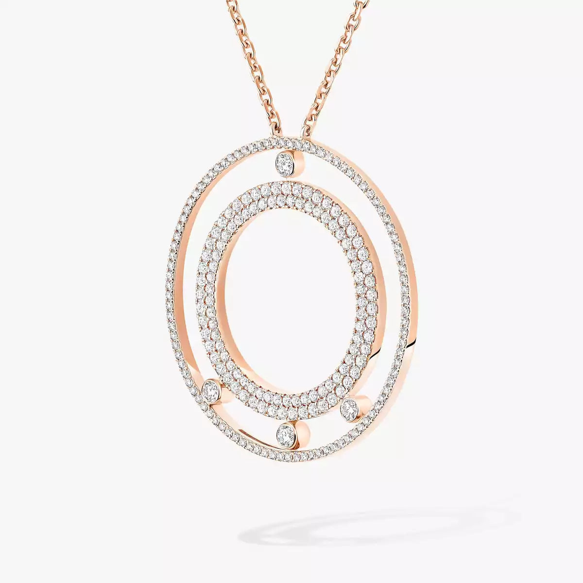 [LUXORA]Move Romane Long Pave_-Set Diamond Necklace
