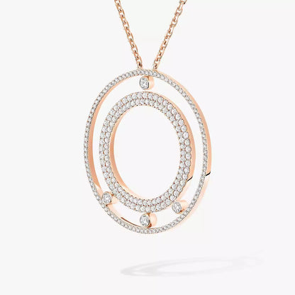 [LUXORA]Move Romane Long Pave_-Set Diamond Necklace