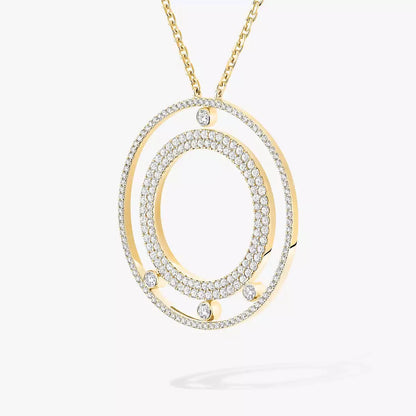 [LUXORA]Move Romane Long Pave_-Set Diamond Necklace