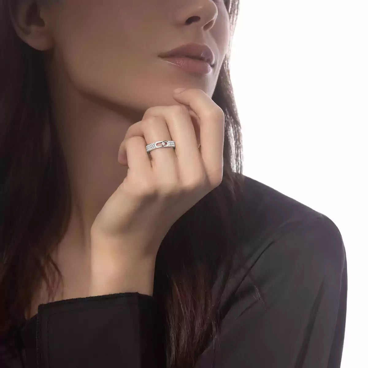 [LUXORA]Move Joaillerie Pave_ Diamond Wedding Ring