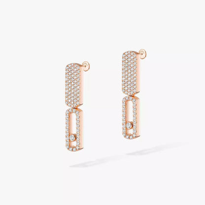 [LUXORA]Imperial Move SM Diamond Earrings