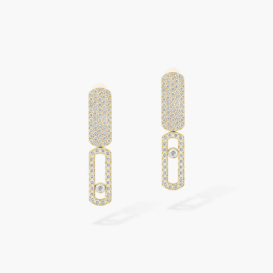 [LUXORA]Imperial Move SM Diamond Earrings
