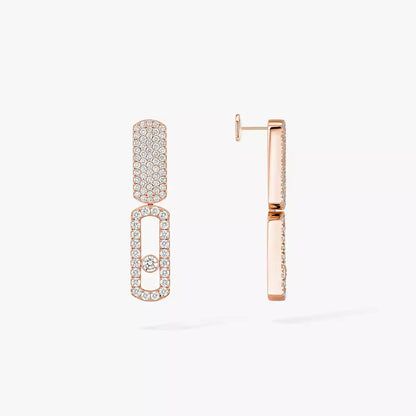 [LUXORA]Imperial Move SM Diamond Earrings