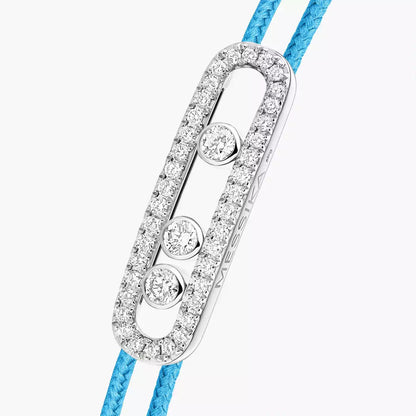 [LUXORA]Messika Care(s) pink cord pavé bracelet