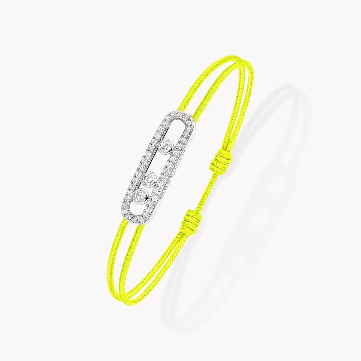 [LUXORA]Messika Care(s) pink cord pavé bracelet
