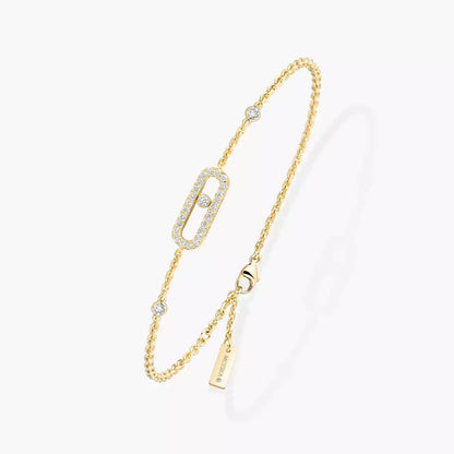 [LUXORA]Move Uno Diamond Bracelet