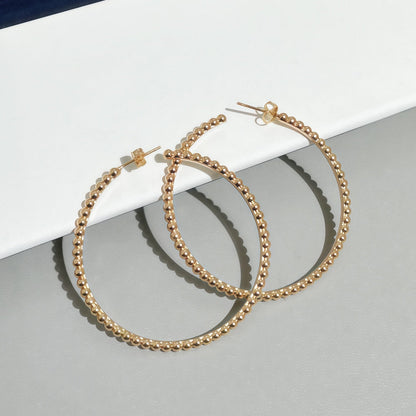 [LUXORA] SMOOTH BEAD STUD EARRINGS