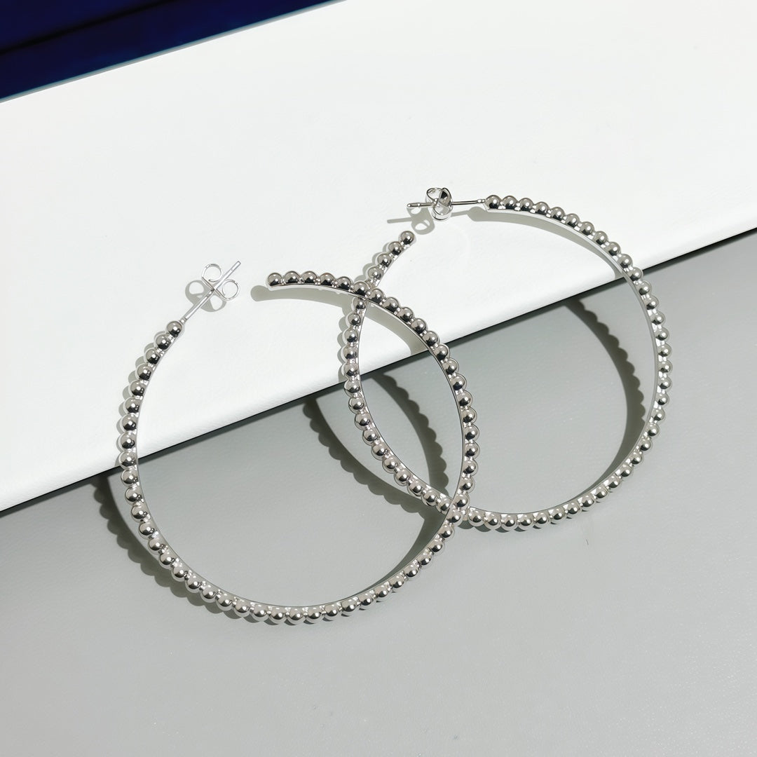 [LUXORA] SMOOTH BEAD STUD EARRINGS