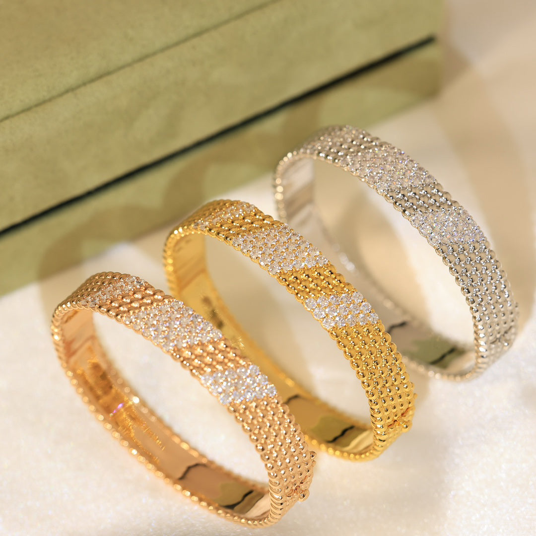 [LUXORA]  FIVE-ROW DIAMOND BRACELET