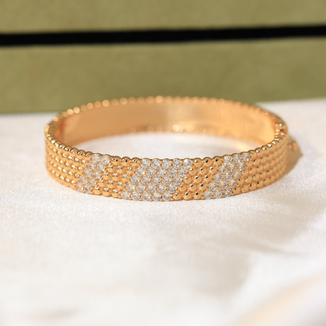 [LUXORA]  FIVE-ROW DIAMOND BRACELET