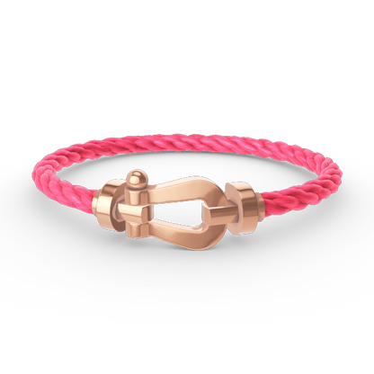 [LUXORA]FORCE LARGE HORSESHOE NO DIAMOND BRACELET ROSE GOLD
