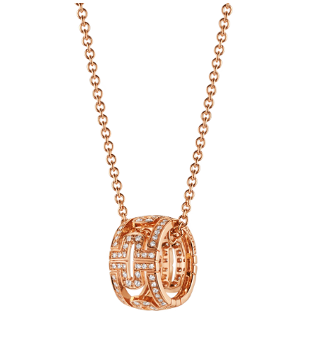 [LUXORA]HALSKETTE PARENTESI ROSÉGOLD DIAMANT