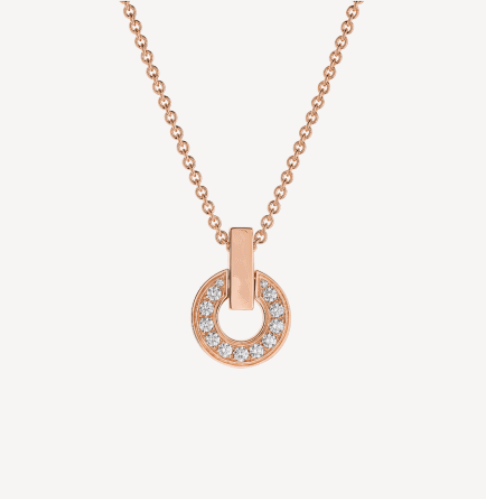 [LUXORA]GARI-Halskette Roségold Diamant