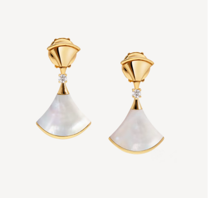 [LUXORA]DREAM MOP 1 DIAMOND EARRINGS