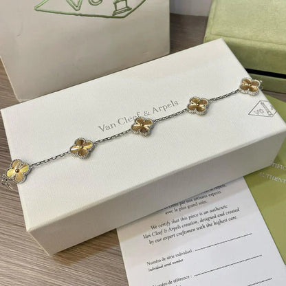 [LUXORA] CLOVER 5 MOTIF LASER BRACELET COLLECTION