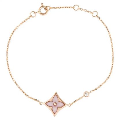 [LUXORA]STAR 1 DIAMOND PINK GOLD BRACELET