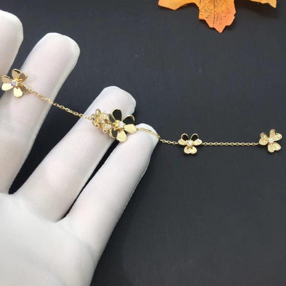 [LUXORA]FRIVOLE GOLD 5 FLOWERS BRACELET