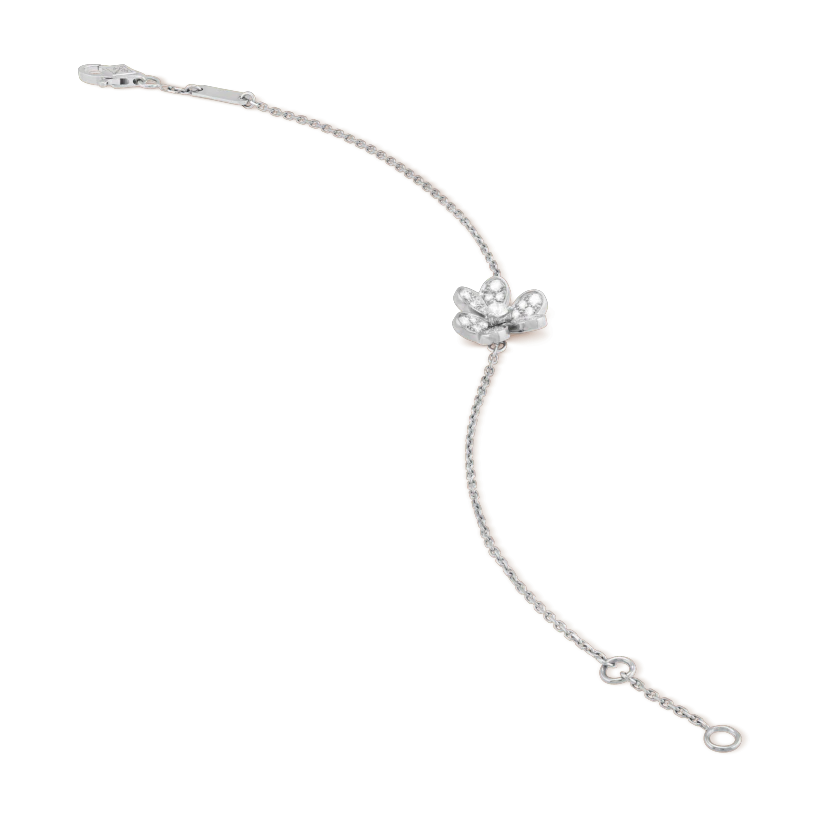 [LUXORA]FRIVOLE SILVER FLOWER DIAMOND BRACELET