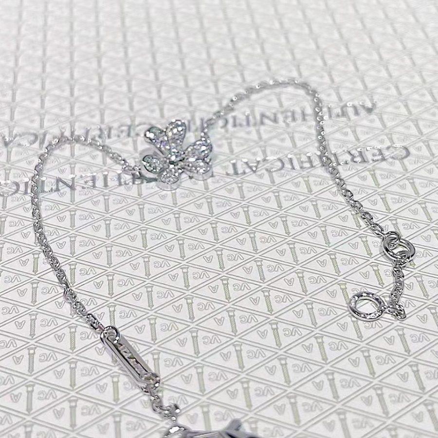 [LUXORA]FRIVOLE SILVER FLOWER DIAMOND BRACELET