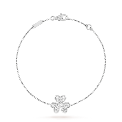 [LUXORA]FRIVOLE SILVER FLOWER DIAMOND BRACELET