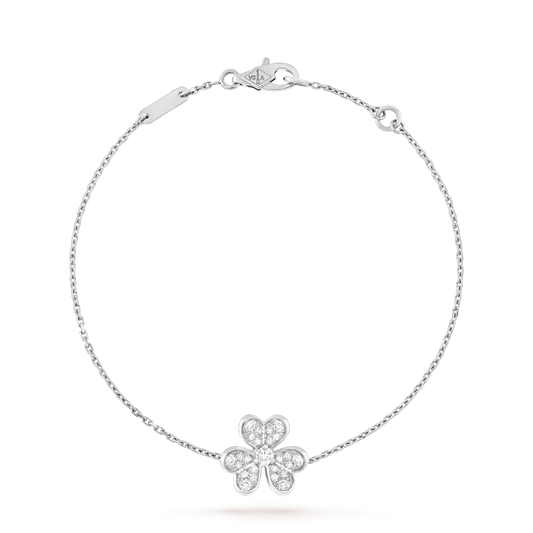 [LUXORA]FRIVOLE SILVER FLOWER DIAMOND BRACELET