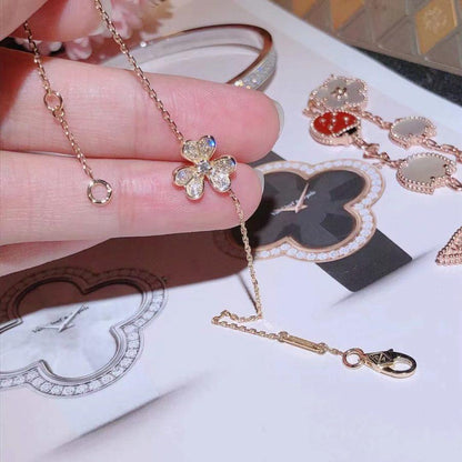 [LUXORA]FRIVOLE GOLD FLOWER DIAMOND BRACELET