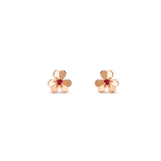[LUXORA]FRIVOLE BLUMEN ROSA OHRRINGE