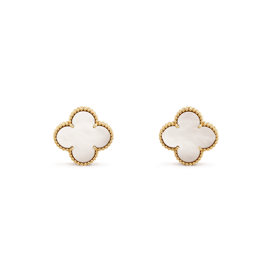 [LUXORA]CLOVER MINI GOLD EARRINGS
