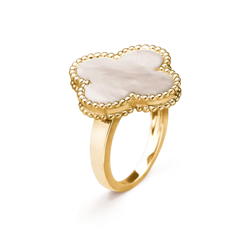 [LUXORA]CLOVER WHITE MOP RING