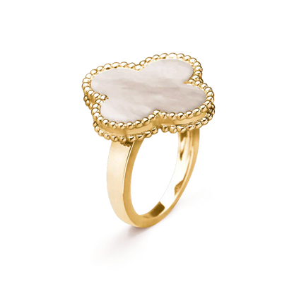 [LUXORA]CLOVER WHITE MOP RING