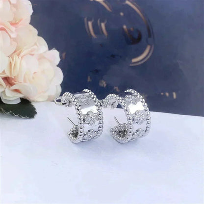 [LUXORA]PERLEE DIAMOND EARRINGS