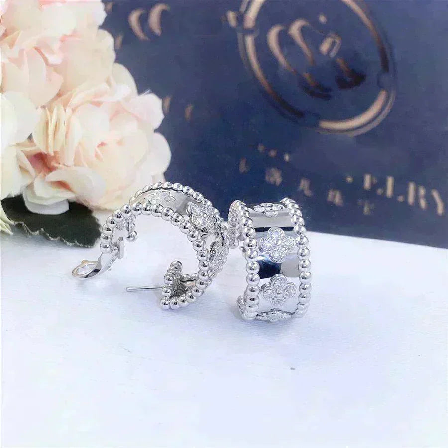 [LUXORA]PERLEE DIAMOND EARRINGS
