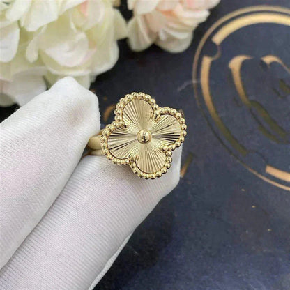 [LUXORA]CLOVER GOLD RING
