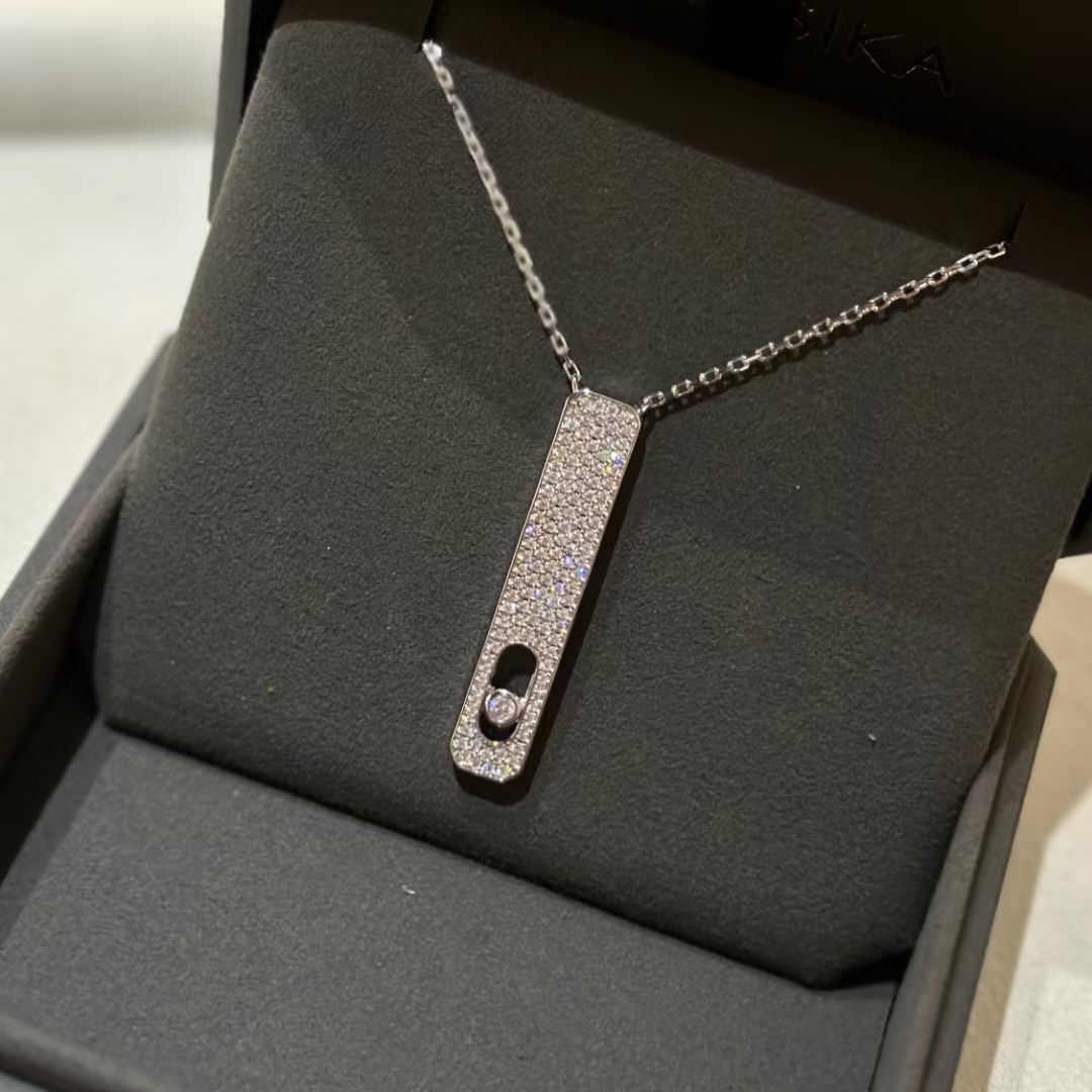 [LUXORA]MY FIRST DIAMOND PAVED NECKLACE