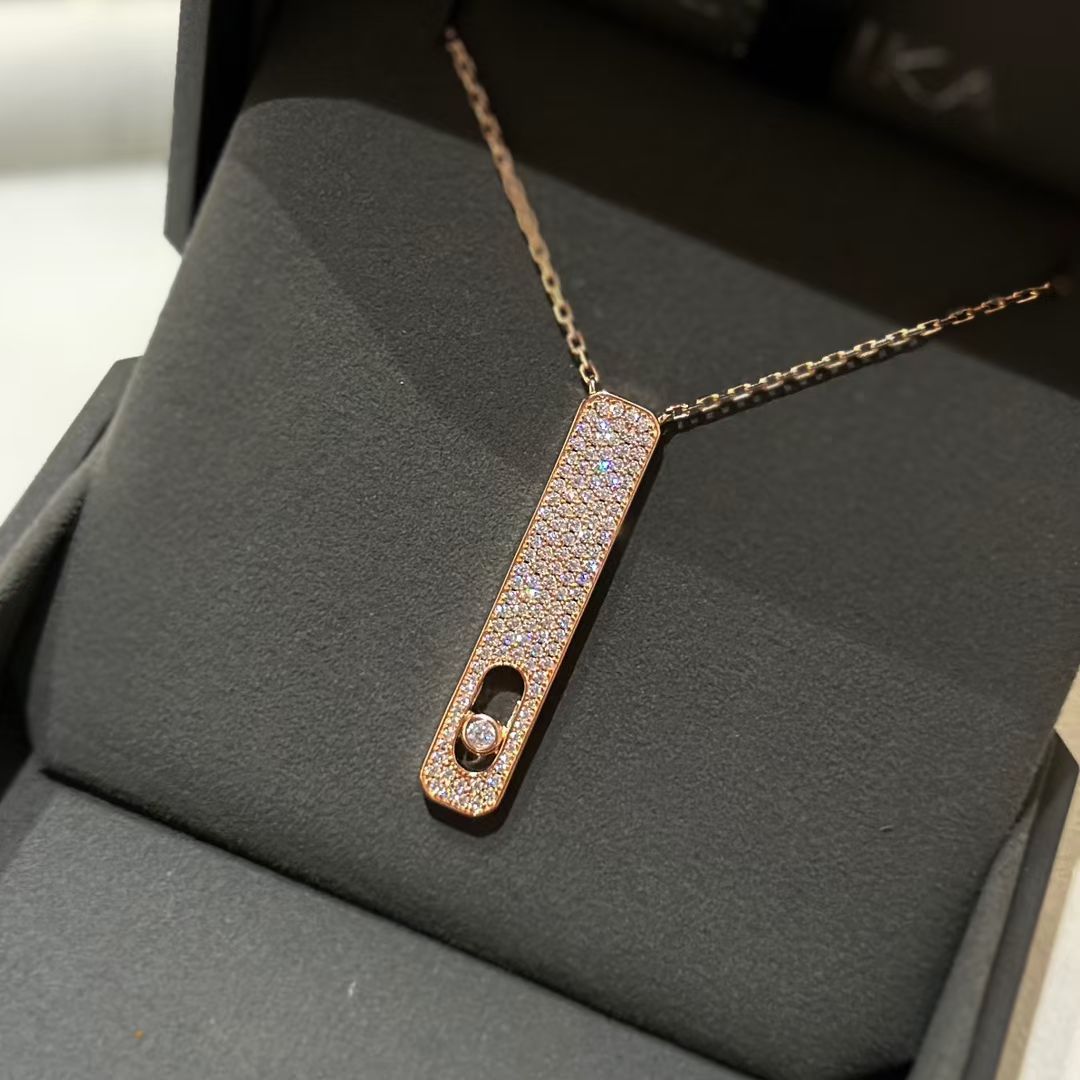 [LUXORA]MY FIRST DIAMOND PAVED NECKLACE